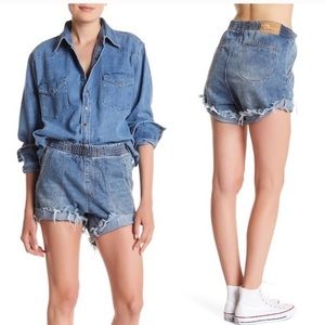 NWT One by one teaspoon shorts elastic waist XXS